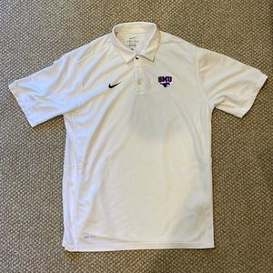 Nike Men’s Dri-Fit Polo, size Large, with SMU logo